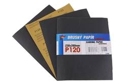 Papír brusný 230x280mm P120 1ks Waterproo