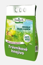 Trávníkové hnojivo (NPK 15-5-5) 3kg/ Hortus jaro, léto