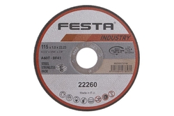 Kotouč řezný Festa INDUSTRY na kov 115x1x22,2mm
