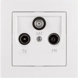 Internetová zásuvka TV+R+SAT RSB AF