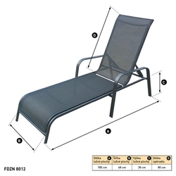 FDZN 8012 Zahradní lehátko FIELDMANN
