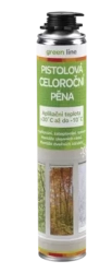 Celoroční pistolová pěna 750ml do -10 °C Green Line