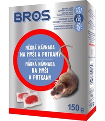 Bros návnada měkká na myši potkany a krysy 