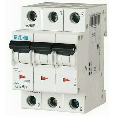 Jistič EATON 3-pól char B PL6-B16/3