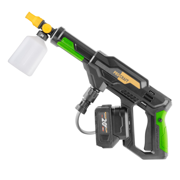 Sada aku tlaková myčka Procraft CW20 + baterie 20/4 a nabíječka 20/1
