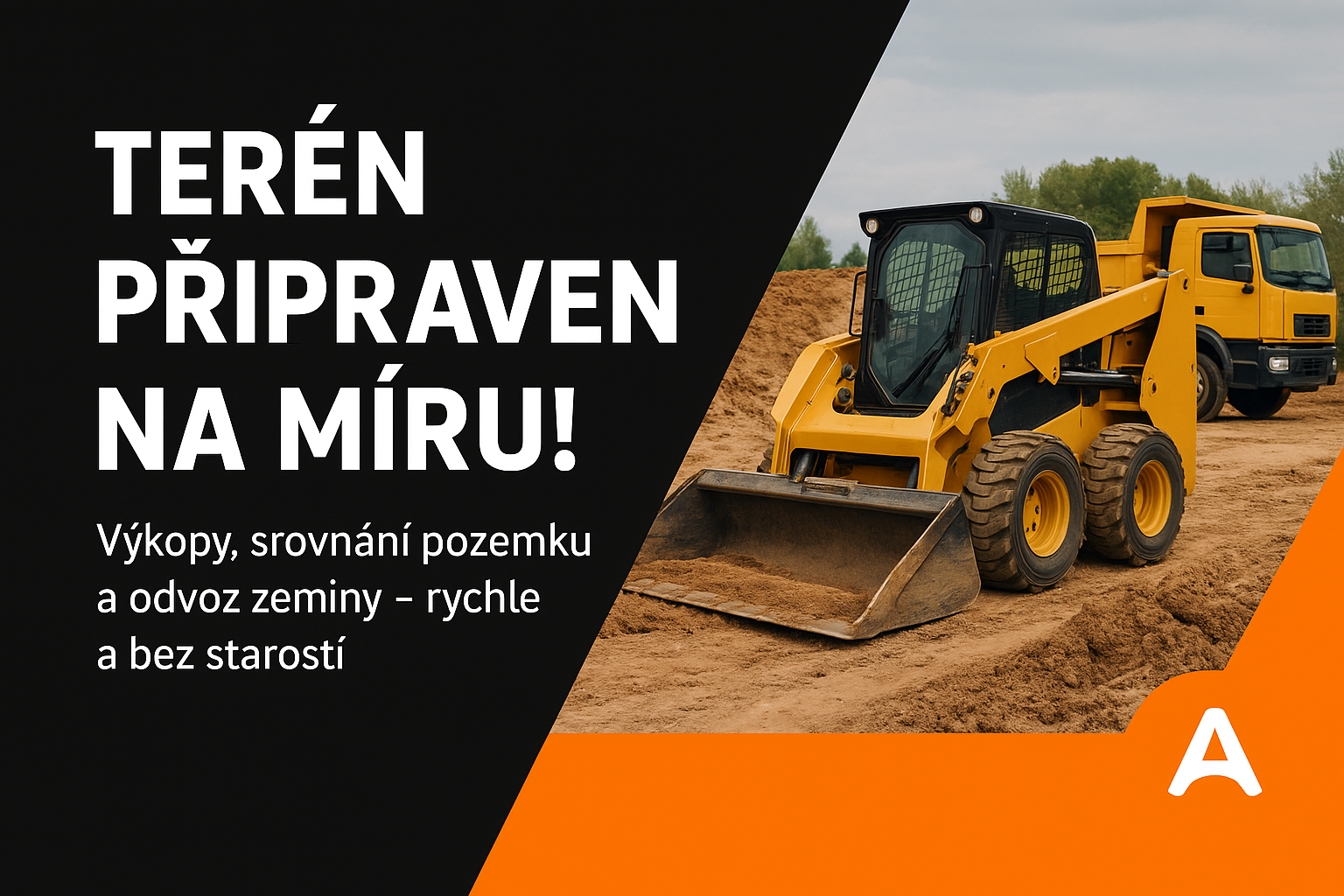 Zemní a výkopové práce na míru: Výkopy, kanalizace, vodovodní přípojky a kompletní servis
